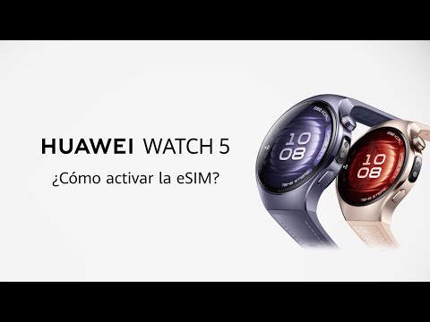 Cómo usar e-sim en el nuevo #HUAWEIWATCH5.