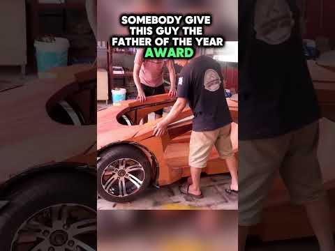 Father Build Mercedes Vision For His Son ? #shorts