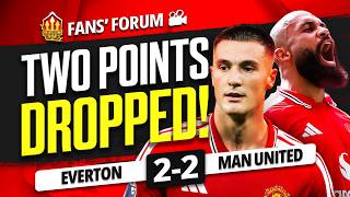 Man United Let it SLIP! Everton 2-2 Man United! Fans Forum!