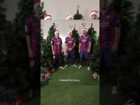 Anunció de navidad Messi, Suárez y Mascherano || Barcelona #fcbarcelona #messi #suarez #futbol