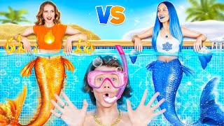 Sereia Quente vs Sereia Fria | Como Ser Uma Pequena Sereia? Minhas Irmãs Têm Um Segredo