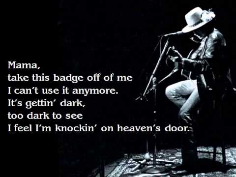 Bob Dylan Knocking On Heavens Door Lyrics Chords Chordify