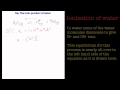 Equilibrium Constant and Water Properties