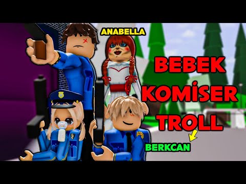 BEBEK KOMİSER OLDUM TROLLEDİM!😂Annabella Geldi😲(Brookhaven 🏡Rp)