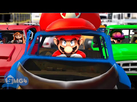 Mario Gets Stuck In Traffic