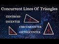 Triangle Centers and Properties