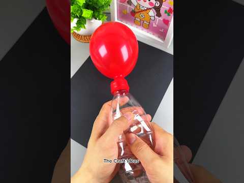 how to make balloon's pump | gubbare fulane wala pump kaise banaye | bottle craft #diy #craftideas