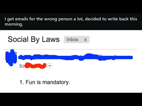 Replying to an email meant for someone else
