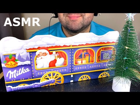 ASMR MILKA CHOCOLATE CHRISTMAS PARTY MUKBANG (CHOCOLATE BARS) EATING SOUNDS