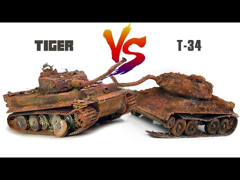 Tiger Tank vs Soviet T-34: Who will survive after restoration?