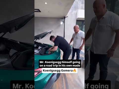 Mr. Koenigsegg Himself 🚀✨ | Road Trip in His Own Koenigsegg Gemera!
