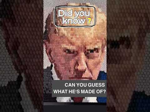 Can you guess what’s he’s made of?