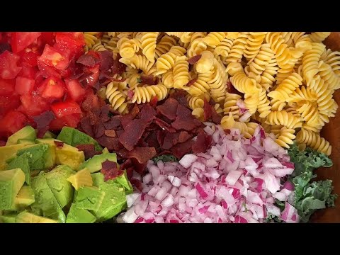 BLT Ranch Avocado Pasta Salad