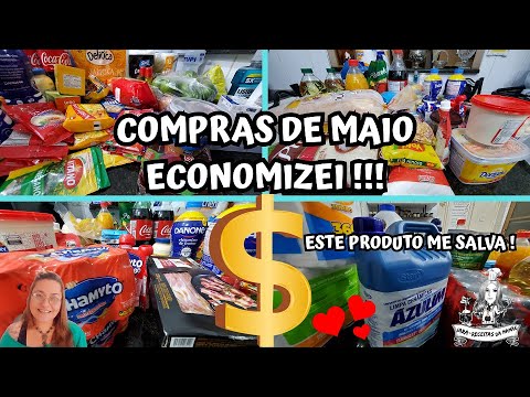 COMPRAS DE REPOSIÇÃO PARA O MÊS DE MAIO / ECONOMIZAMOS MUITO  / CONSUMIMOS / PRODUTO MARAVILHOSO