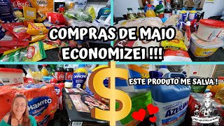 COMPRAS DE REPOSIÇÃO PARA O MÊS DE MAIO / ECONOMIZAMOS MUITO  / CONSUMIMOS / PRODUTO MARAVILHOSO