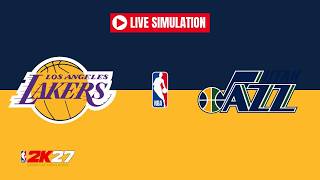 Los Angeles Lakers vs Utah Jazz | Regular Season | Oct. 26, 2026 | NBA 2K27 Simulation