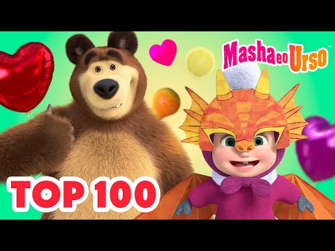 Masha e o Urso 👱‍♀️🐻 💯 Conte até 100! 💯🌟 Coleção de desenhos animados