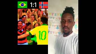 Brasil  3a0 Noruega | #shorts #futebol #brasil #noruega #copadomundo