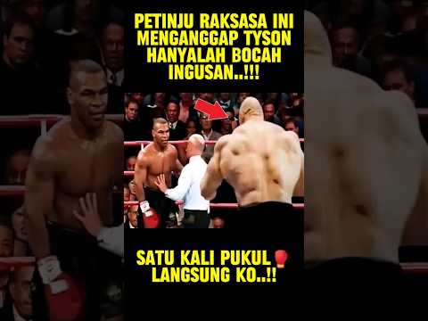 Inilah Akibatnya Jika Berani Meremehkan Pukulan Sileher Beton😱#boxing #miketyson #shortvideo