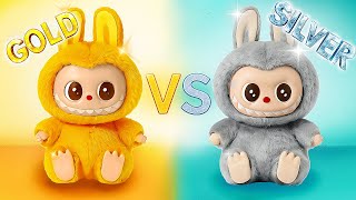 Gold vs Silver LABUBU! How to Become Popular
