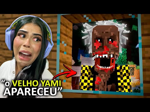 SOBREVIVI AO VELHO YAMI DURANTE 1 NOITE NO MINECRAFT