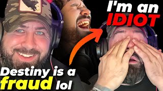 MAGA Influencer Challenges Destiny to Debate And HUMILIATES Himself