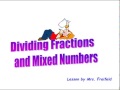 Dividing Fractions and Mixed Numbers Explained