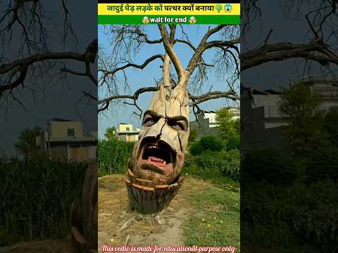 जादुई पेड़ लड़के को बनाया पत्थर!🌳😱wood working with art handcraftidea/home maderealtalent skill-art