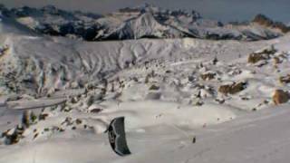 Snowkite a Passo Giau