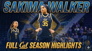 Sakima Walker | Cal Full Season Highlights 🔥🔥🔥