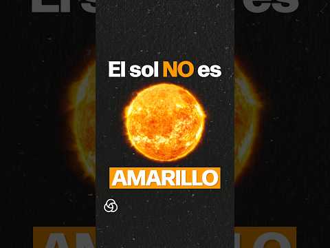 El sol NO es amarillo #sol #curiosidades #sabiasque #color #colorimetria