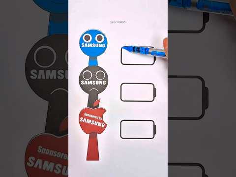 Incredibox Sprunki OC Samsung Phase 2 Battery Art Challenge #trendingshorts #shorts #sprunki #memes