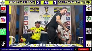🔥 SPORTING 3-1 GALATASARAY! ŞAMPİYONLAR LİGİ’NDE AĞIR DARBE! 😱 | MAÇ ANI TEPKİ 