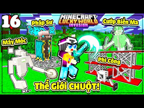 Minecraft Sinh Tồn LuckyBlock * TẬP 16 | LẠC VÀO THẾ GIỚI CHUỘT TOÀN BOSS SIÊU KHỦNG VÀ CÁI KẾT