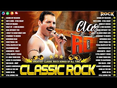 Top 20 Classic Rock Songs of the 70s 80s 90s ️🎷 Queen, Scorpions, Aerosmith, Nirvana, Van Halen, U2