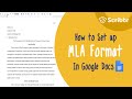 Formatting Your Paper in MLA Style Using Google Docs