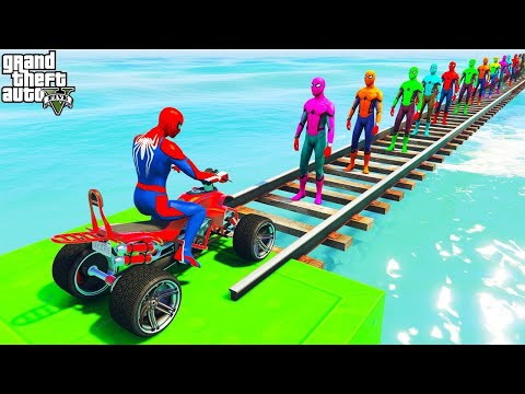 GTA V Epic New Stunt Race For Car Racing Challenge by Quad Moto