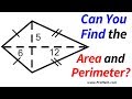 Calculating Kite Area and Perimeter