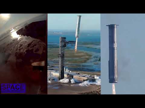 Stunning 4K Footage: SpaceX Starship Booster Landing from 3 Different Angles! 🚀