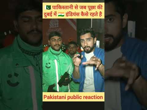 🇵🇰 पाकिस्तानी ने बताया 🇮🇳 इंडियंस 🇦🇪 दुबई में कैसे रहते है #pakmediaonindialatest