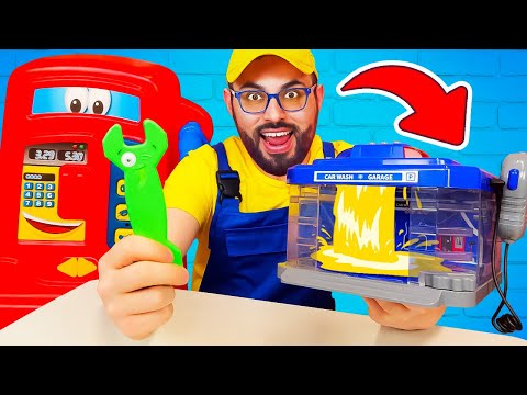 🚗🧼 ¡El autolavado se dañó! Juegos de coches divertidos | ¡Oh, se dañó!