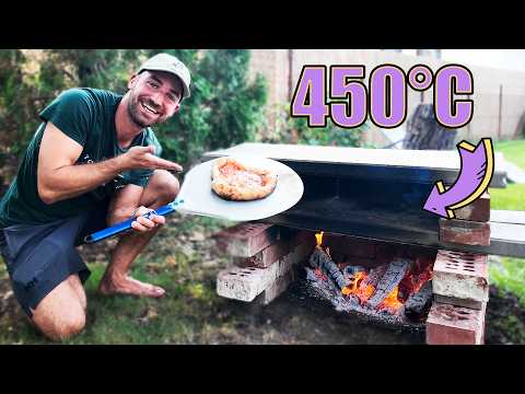 DIY PIZZAKEMENCÉT ÉPÍTETTEM 20 PERC ALATT,  50 db Téglával! (+Házilag Készült Paradicsomszósz)