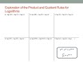 Exploring Logarithmic Properties