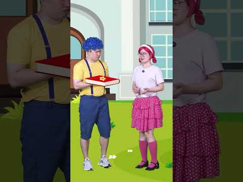 Bé học tiếng Anh qua hoạt hình nhặt được của rơi trả người mất | Finding my book cartoon #shorts