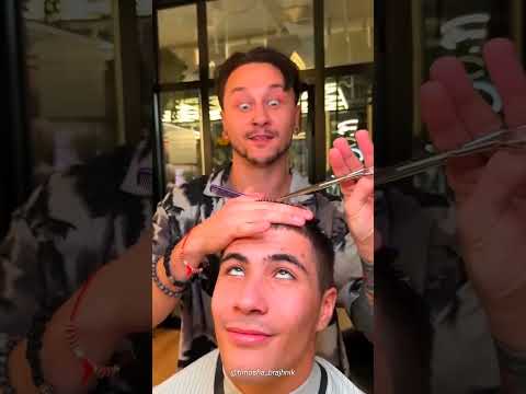 Poor Barber’s Surprise Makeover 😱 #shortvideo