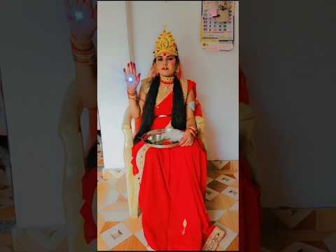 Jai ambe maa 👣 🙏//navratri special// #shorts #youtubeshorts #emotional #bhakti #matarani #maadurga