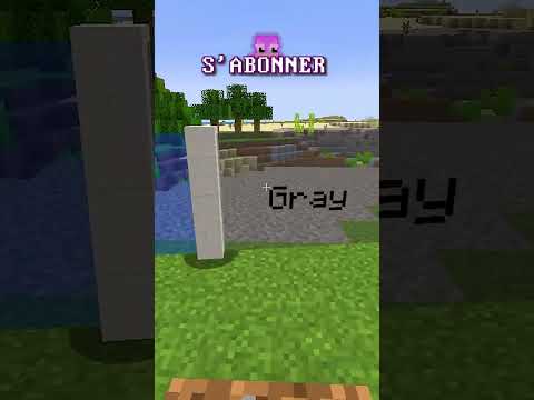 Minecraft, mais je peux toucher seulement les couleurs choisies ! 🤔 ⛏️ #shorts