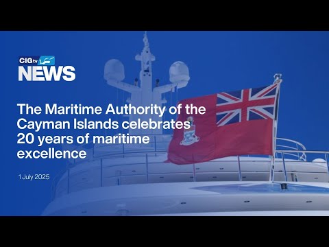 YouTube video thumbnail: The Maritime Authority of the Cayman Islands Celebrates 20 Years