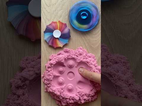 Kineticsand Popit Fidget! #satisfying #kineticsand #popit #machine #shorts