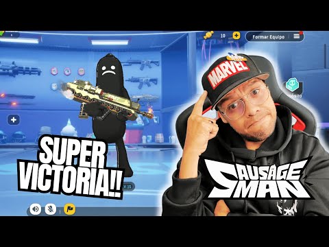 ¡Victoria épica en Sausage Man! 🎮 Demostrando quién manda